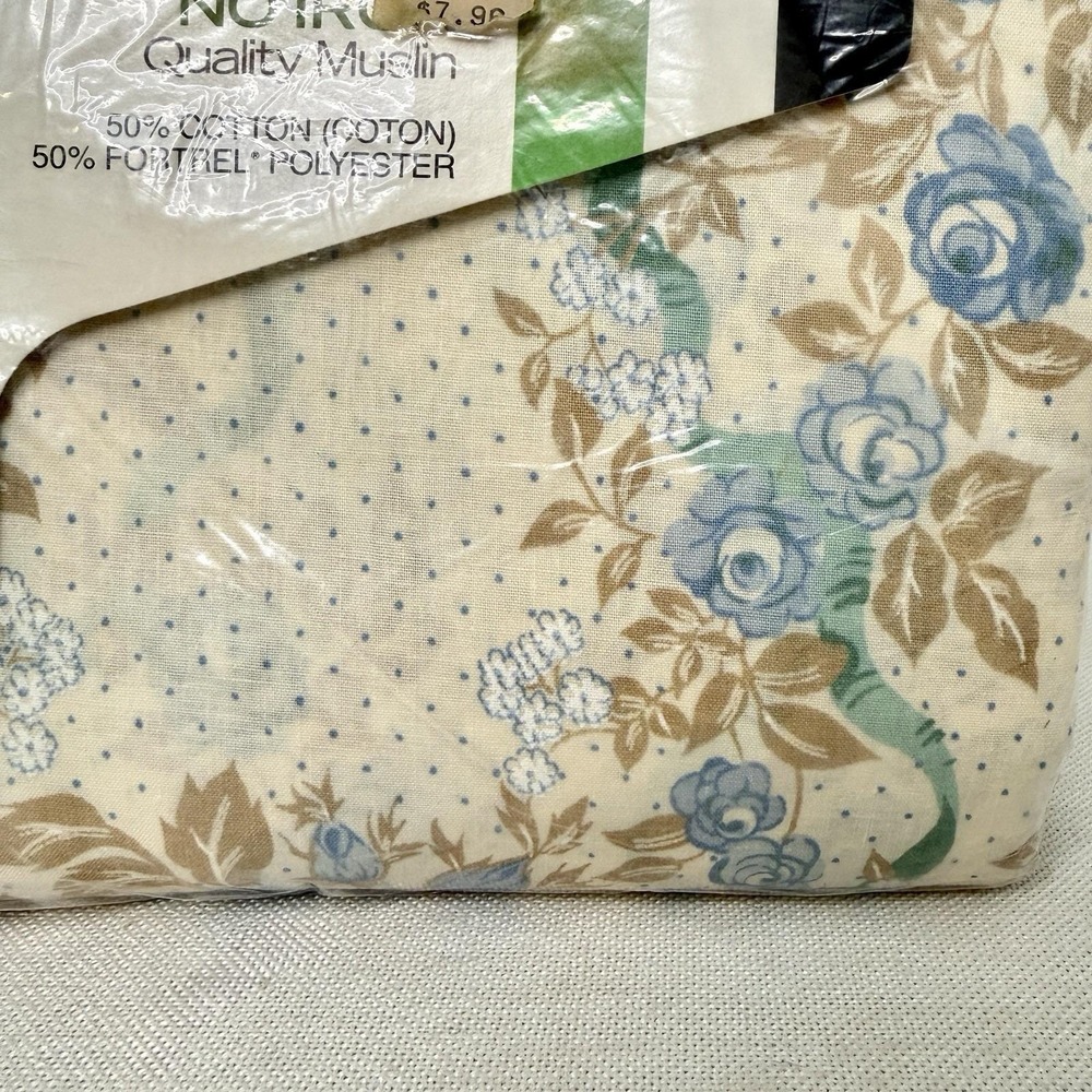 Vintage Bibb Room Concepts Swiss Ribbon Twin Bed 3 Piece Sheet Set New Sealed - Picture 2 of 15